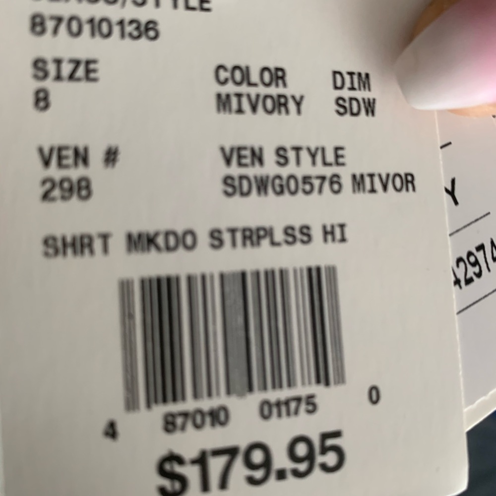 David’s bridal hi-low wedding dress